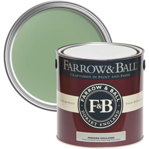 Farrow & Ball Modern Emulsion, Folly Green No. 76, Durable Washable Paint Farrow & Ball Modern Emulsion, Folly Green No. 76, Durable Washable Paint