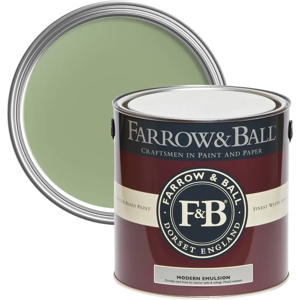 Farrow & Ball Modern Emulsion 2.5L, Saxon Green No. 80, Durable Washable Paint Farrow & Ball Modern Emulsion 2.5L, Saxon Green No. 80, Durable Washable Paint