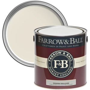 Farrow & Ball Modern Emulsion 2.5L, Slipper Satin No. 2004, Durable Washable Paint Farrow & Ball Modern Emulsion 2.5L, Slipper Satin No. 2004, Durable Washable Paint