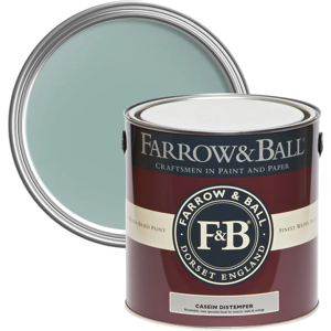 Farrow & Ball Casein Distemper 5L, Dix Blue No. 82, Casein Distemper Paint Farrow & Ball Casein Distemper 5L, Dix Blue No. 82, Casein Distemper Paint