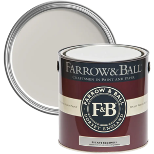 Farrow & Ball Estate Eggshell - Cornforth White - 5L - Interior Paint Farrow & Ball Estate Eggshell - Cornforth White - 5L - Interior Paint