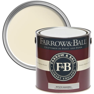 Farrow and Ball Estate Eggshell, New White No. 59 5L Farrow and Ball Estate Eggshell, New White No. 59 5L