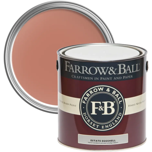 Farrow and Ball Estate Eggshell, Red Earth No. 64 5L Farrow and Ball Estate Eggshell, Red Earth No. 64 5L
