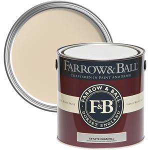 Farrow and Ball Estate Eggshell, Single Cream No. 9901 5L Farrow and Ball Estate Eggshell, Single Cream No. 9901 5L