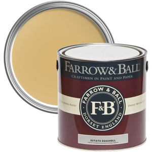 Farrow and Ball Estate Eggshell, Sudbury Yellow No. 51 5L Farrow and Ball Estate Eggshell, Sudbury Yellow No. 51 5L