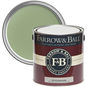Farrow & Ball Estate Emulsion, Saxon Green No. 80, Luxurious Chalky Matt Farrow & Ball Estate Emulsion, Saxon Green No. 80, Luxurious Chalky Matt