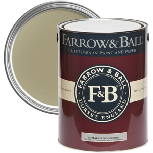 Farrow & Ball Exterior Masonry, Green Stone No. 12, Exterior Masonry Paint Farrow & Ball Exterior Masonry, Green Stone No. 12, Exterior Masonry Paint