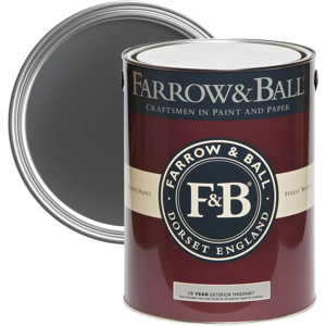 Farrow & Ball Exterior Masonry, Off-Black No. 57, Exterior Masonry Paint Farrow & Ball Exterior Masonry, Off-Black No. 57, Exterior Masonry Paint