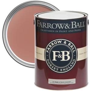 Farrow & Ball Exterior Masonry, Porphyry Pink No. 49, Exterior Masonry Paint Farrow & Ball Exterior Masonry, Porphyry Pink No. 49, Exterior Masonry Paint