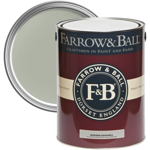 Farrow & Ball Modern Eggshell 5L, Blue Gray No. 91, Modern Eggshell Paint Farrow & Ball Modern Eggshell 5L, Blue Gray No. 91, Modern Eggshell Paint