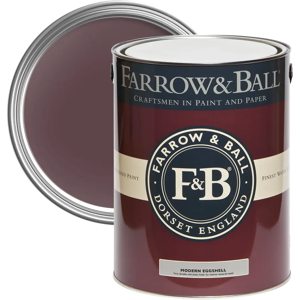 Farrow & Ball Modern Eggshell 5L, Brinjal No. 222, Modern Eggshell Paint Farrow & Ball Modern Eggshell 5L, Brinjal No. 222, Modern Eggshell Paint