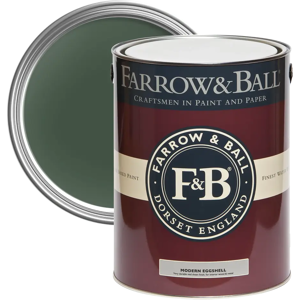Farrow & Ball Modern Eggshell 5L, Duck Green No. W55, Modern Eggshell Paint Farrow & Ball Modern Eggshell 5L, Duck Green No. W55, Modern Eggshell Paint