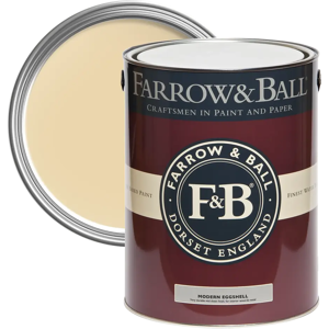 Farrow & Ball Modern Eggshell 5L, Templa White No. G4, Modern Eggshell Paint Farrow & Ball Modern Eggshell 5L, Templa White No. G4, Modern Eggshell Paint