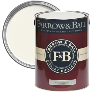 Farrow & Ball Modern Eggshell 5L, Wimborne White No. 239, Modern Eggshell Paint Farrow & Ball Modern Eggshell 5L, Wimborne White No. 239, Modern Eggshell Paint