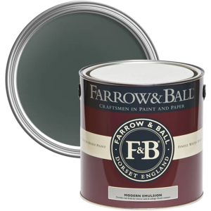 Farrow & Ball Modern Emulsion 5L, Chine Green No. 35, Durable Washable Paint Farrow & Ball Modern Emulsion 5L, Chine Green No. 35, Durable Washable Paint