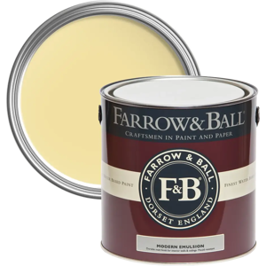 Farrow & Ball Modern Emulsion 5L, Dayroom Yellow No. 233, Durable Washable Paint Farrow & Ball Modern Emulsion 5L, Dayroom Yellow No. 233, Durable Washable Paint