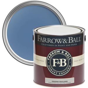 Farrow & Ball Modern Emulsion 5L, Ultra marine Blue No. W29, Durable Washable Paint Farrow & Ball Modern Emulsion 5L, Ultra marine Blue No. W29, Durable Washable Paint