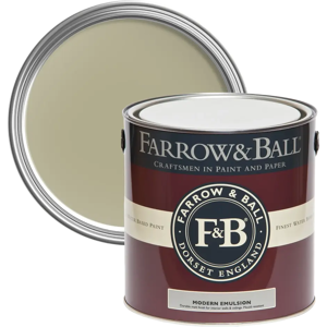 Farrow & Ball Modern Emulsion 5L, Stone White No. 11, Durable Washable Paint Farrow & Ball Modern Emulsion 5L, Stone White No. 11, Durable Washable Paint