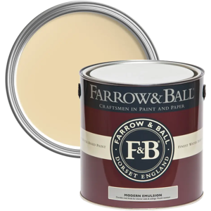 Farrow & Ball Modern Emulsion 5L, Templa White No. G4, Durable Washable Paint Farrow & Ball Modern Emulsion 5L, Templa White No. G4, Durable Washable Paint