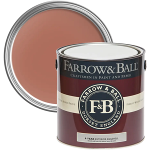Farrow & Ball Exterior Eggshell 750ml, Loggia No. 232, Exterior Eggshell Paint with 6 Year Protection Farrow & Ball Exterior Eggshell 750ml, Loggia No. 232, Exterior Eggshell Paint with 6 Year Protection