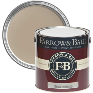 Farrow & Ball London Stone No.6 Exterior Eggshell - 750ml Farrow & Ball London Stone No.6 Exterior Eggshell - 750ml