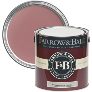 Farrow & Ball Exterior Eggshell 750ml, Crimson Red No. W93, Exterior Eggshell Paint with 6 Year Protection Farrow & Ball Exterior Eggshell 750ml, Crimson Red No. W93, Exterior Eggshell Paint with 6 Year Protection