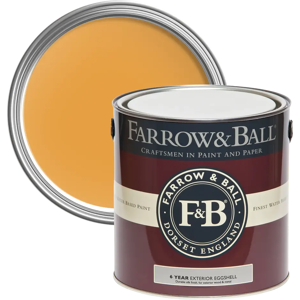 Farrow & Ball Exterior Eggshell 750ml, Dutch Orange No. W76, Exterior Eggshell Paint with 6 Year Protection Farrow & Ball Exterior Eggshell 750ml, Dutch Orange No. W76, Exterior Eggshell Paint with 6 Year Protection