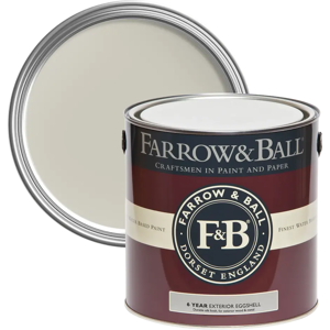 Farrow & Ball Exterior Eggshell 750ml, Shadow Gray No. 9904, Exterior Eggshell Paint with 6 Year Protection Farrow & Ball Exterior Eggshell 750ml, Shadow Gray No. 9904, Exterior Eggshell Paint with 6 Year Protection