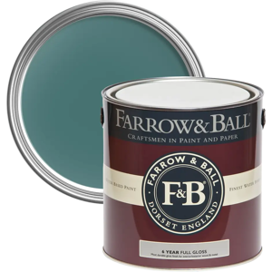 Farrow & Ball Full Gloss 750ml, Mere Green No. 219, Wood and Metalwork Paint Farrow & Ball Full Gloss 750ml, Mere Green No. 219, Wood and Metalwork Paint