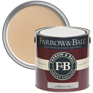 Farrow & Ball G13 Full Gloss Mortar Pink - 750ml Farrow & Ball G13 Full Gloss Mortar Pink - 750ml