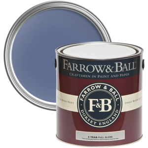 Farrow & Ball Full Gloss 750ml, Pitch Blue No. 220, Wood and Metalwork Paint Farrow & Ball Full Gloss 750ml, Pitch Blue No. 220, Wood and Metalwork Paint