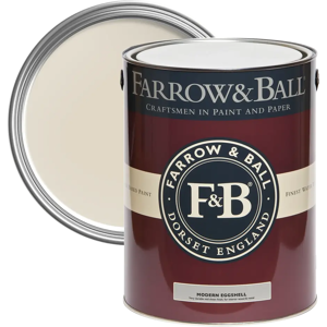 Farrow & Ball Modern Eggshell 750ml, Blanc De Treillage No. G1, Modern Eggshell Paint Farrow & Ball Modern Eggshell 750ml, Blanc De Treillage No. G1, Modern Eggshell Paint