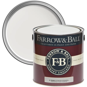 Farrow & Ball Exterior Eggshell 750ml, Stoke No. CC7, Exterior Eggshell Paint with 6 Year Protection Farrow & Ball Exterior Eggshell 750ml, Stoke No. CC7, Exterior Eggshell Paint with 6 Year Protection
