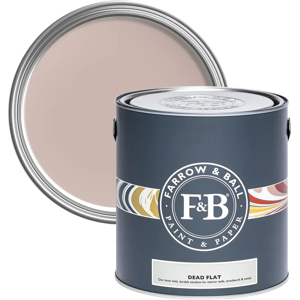 Farrow & Ball Dead Flat, Pink Drab No. 207, Ultra Matt Multi-Surface Paint Farrow & Ball Dead Flat, Pink Drab No. 207, Ultra Matt Multi-Surface Paint