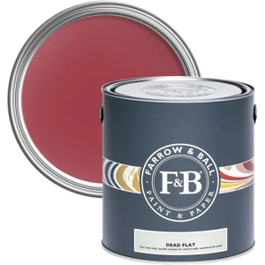 Farrow & Ball Dead Flat, Rectory Red No. 217, Ultra Matt Multi-Surface Paint Farrow & Ball Dead Flat, Rectory Red No. 217, Ultra Matt Multi-Surface Paint
