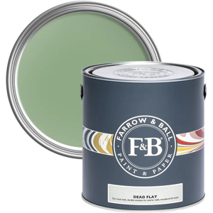 Farrow & Ball Dead Flat, Folly Green No. 76, Ultra Matt Multi-Surface Paint Farrow & Ball Dead Flat, Folly Green No. 76, Ultra Matt Multi-Surface Paint