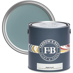 Farrow & Ball Dead Flat 750ml, Berrington Blue No. 14, Ultra Matt Multi-Surface Paint Farrow & Ball Dead Flat 750ml, Berrington Blue No. 14, Ultra Matt Multi-Surface Paint