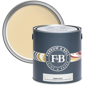 Farrow & Ball Dead Flat 750ml, Templa White No. G4, Ultra Matt Multi-Surface Paint Farrow & Ball Dead Flat 750ml, Templa White No. G4, Ultra Matt Multi-Surface Paint