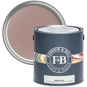 Farrow & Ball Dead Flat 2.5L, Sulking Room Pink No. 295, Ultra Matt Multi-Surface Paint Farrow & Ball Dead Flat 2.5L, Sulking Room Pink No. 295, Ultra Matt Multi-Surface Paint