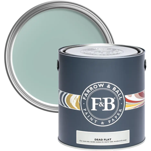 Farrow & Ball Dead Flat 2.5L, Ancona Blue No. 9805, Ultra Matt Multi-Surface Paint Farrow & Ball Dead Flat 2.5L, Ancona Blue No. 9805, Ultra Matt Multi-Surface Paint
