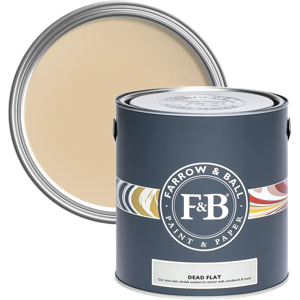 Farrow & Ball Dead Flat 2.5L, Double Cream No. 9907, Ultra Matt Multi-Surface Paint Farrow & Ball Dead Flat 2.5L, Double Cream No. 9907, Ultra Matt Multi-Surface Paint
