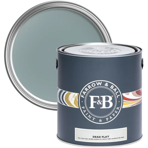 Farrow & Ball Dead Flat 2.5L, Oval Room Blue No. 85, Ultra Matt Multi-Surface Paint Farrow & Ball Dead Flat 2.5L, Oval Room Blue No. 85, Ultra Matt Multi-Surface Paint