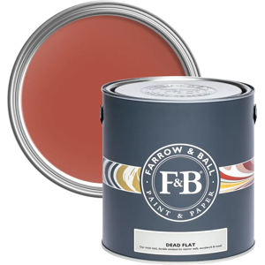 Farrow & Ball Dead Flat 2.5L, Harissa No. 9916, Ultra Matt Multi-Surface Paint Farrow & Ball Dead Flat 2.5L, Harissa No. 9916, Ultra Matt Multi-Surface Paint