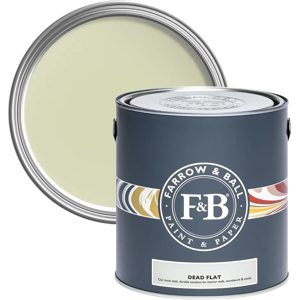 Farrow & Ball Dead Flat 2.5L, Green Ground No. 206, Ultra Matt Multi-Surface Paint Farrow & Ball Dead Flat 2.5L, Green Ground No. 206, Ultra Matt Multi-Surface Paint