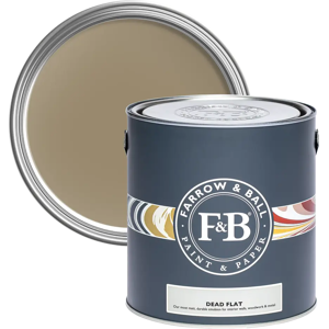 Farrow & Ball Dead Flat 2.5L, Drab No. 41, Ultra Matt Multi-Surface Paint Farrow & Ball Dead Flat 2.5L, Drab No. 41, Ultra Matt Multi-Surface Paint