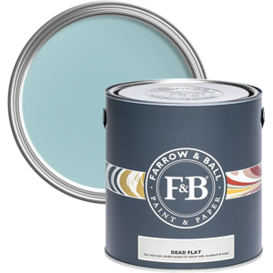 Farrow & Ball Dead Flat 2.5L, Blue Ground No. 210, Ultra Matt Multi-Surface Paint Farrow & Ball Dead Flat 2.5L, Blue Ground No. 210, Ultra Matt Multi-Surface Paint