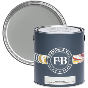 Farrow & Ball Dead Flat 2.5L, Manor House Gray No. 265, Ultra Matt Multi-Surface Paint Farrow & Ball Dead Flat 2.5L, Manor House Gray No. 265, Ultra Matt Multi-Surface Paint