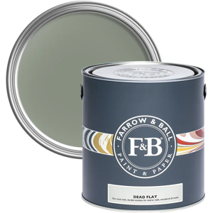 Farrow & Ball Dead Flat 5L, Card Room Green No. 79, Ultra Matt Multi-Surface Paint Farrow & Ball Dead Flat 5L, Card Room Green No. 79, Ultra Matt Multi-Surface Paint