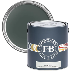 Farrow & Ball Dead Flat 5L, Chine Green No. 35, Ultra Matt Multi-Surface Paint Farrow & Ball Dead Flat 5L, Chine Green No. 35, Ultra Matt Multi-Surface Paint