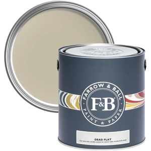 Farrow & Ball Dead Flat 5L, Wall White No. 58, Ultra Matt Multi-Surface Paint Farrow & Ball Dead Flat 5L, Wall White No. 58, Ultra Matt Multi-Surface Paint